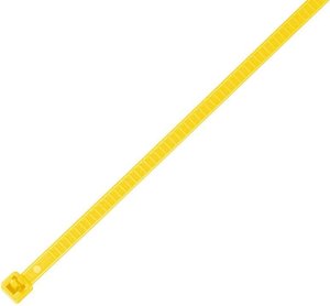 Opaski wielokrotnego użytku LR55 (L x B) 195 x 4.7 mm LR55R-PA66-YE-Q1 Kolor producenta: żółty HellermannTyton 115-00004 25 szt.