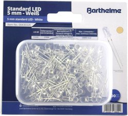 Akcesoria LED Barthelme 00430326, 5 mm, 20000 mcd, 100 szt.