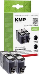 Zestaw tuszy KMP C66D = Canon PGI-5bk, zamiennik, 2x czarny