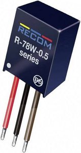 Przetwornica DC/DC, do PCB RECOM R-78W9.0-0.5 R-78W9.0-0.5, SIP-3, 4.5 W, 9 V, 500 mA, 1 szt.