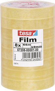 Taśma samoprzylepna tesa Standard 57208-00001-01  (D x S) 66 m x 19 mm 66 m 8 szt.