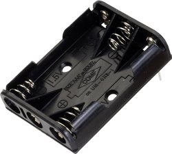 Uchwyt baterii 3x Micro (AAA) Pin stykowy TRU COMPONENTS BH 431-1P Komora baterii TRU COMPONENTS BH 431-1P 3 x AAA, Pin stykowy