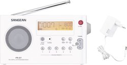 Radio przenośne Sangean PR-D7 UKW, MW  biały