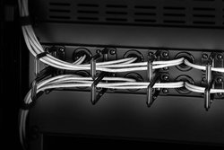 Renkforce 48,26 cm (19'') Panel z 10 obrotowymi prowadnicami kabli 2 HE Organizer do kabli Renkforce  RF-3525040 1 szt.