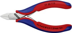 Szczypce boczne Knipex 77 32 115, 115 mm, 62 HRC, dla elektroników i mechaników