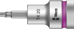 Klucz nasadowy Zyklop 12,5 mm (1/2''), T 20 x 60 mm Nasadka TORX T 20 Wera 8767 C HF 05003830001