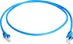 Kabel LAN Telegärtner L00006A0048, 1 szt., RJ45, CAT 6a, S/FTP, 50.00 m, niebieski