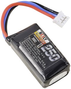 Zestaw baterii modelarskich Reely (LiPo) 7,4 V 250 mAh ilość ogniw: 2 30 C miękki futerał płaska wtyczka Pakiet akumulatorów (LiPo) 7.4 V 250 mAh 30 C Reely Softcase Wtyczka płaska