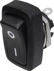 Przełącznik TRU COMPONENTS 1587654, 250 V/AC, 6 A, 1 x wył/wł, zatrzask, 1 szt.