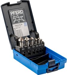 Pogłębiacz stożkowy zestaw PFERD SET KES HSS DIN 335 C90° 6 25202154  1 szt.