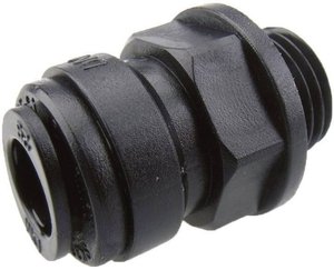 Łącznik prosty DM-Fit AMCB0804M  Gwint zewnętrzny: 1/4''  Średnica rury: 8 mm