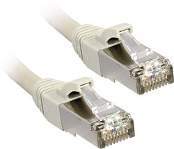 Kabel LAN LINDY 47241, 1 szt., RJ45, CAT 6, F/UTP, 0.50 m, szary