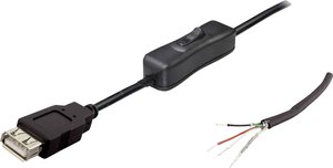 Złącze męskie USB TRU COMPONENTS TC-2509040, 1.80 m, 1 szt.