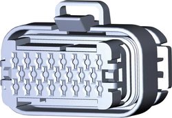 Obudowa złącza pin żeńskiego na kabel TE Connectivity AMPSEAL 770680-1, automotive, piny: 23, 8 A, 1 szt.