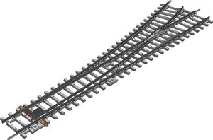 55170 H0 Piko A Przełącznik, Lewy 239 mm 15 ° 908 mm