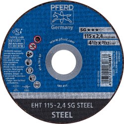 Tarcza tnąca prosta PFERD SG STEEL 61340222 115 mm 25 szt.