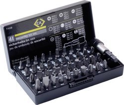Bity C.K T4508 1 szt. płaski, krzyżakowy Phillips, krzyżakowy Pozidriv, sześciokąt BO, Wielowypust (XZN), napinacz, TORQ, Tri-Wing