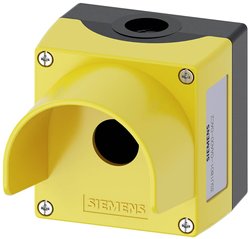 Obudowa do urządzeń sterujących, 22mm, okrągła, plastikowa, żółta, 1 punkt kontrolny Pusta obudowa Siemens 3SU1801-0AA00-0AC2 (D x S x W) 85 x 85 x 112.5 mm  1 szt.