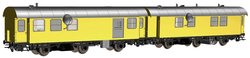 Wagon osobowy Piko H0 55918 H0 XP zestaw 2 mieszkań mieszkaniowo-warsztatowych. 3yg budowa kolei DB AG