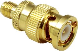 Adapter BNC BKL Electronic 0419127 złącze męskie BNC - złącze żeńskie SMA o odwróconej polaryzacji 1 szt.