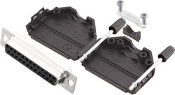 Zestaw listew żeńskich D-Sub MH Connectors MHDPPK25-DB25S-K, rzędy: 2, styki: 25, 180 °, 1 szt.