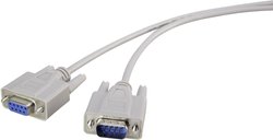 Przedłużacz szeregowy Renkforce RF-4211478, [1x złącze męskie D-SUB 9-pin - 1x złącze żeńskie D-SUB 9-pin], 5.00 m