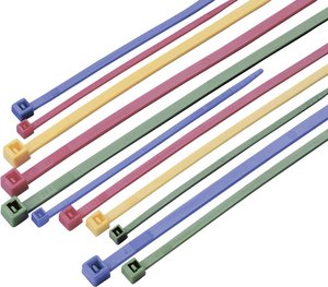 Zestaw opasek kablowych TRU COMPONENTS 1570835, 100 mm, 200 mm, 300 mm, 100 szt.
