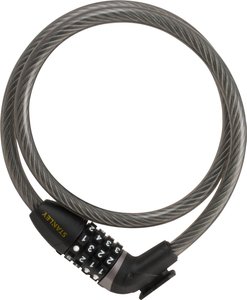 Zapięcie rowerowe kablowe STANLEY, S755-205, Zamek kodowy
