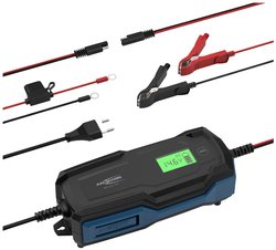 Ładowarka, Prostownik warsztatowy, Monitor stanu baterii, Tester akumulatorów Ansmann 1001-0145, 230 V, 6 V, 12 V