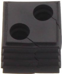 Element uszczelniający CONTA-CLIP KDS-DE 2X7 BK 28689.4, (D x S x W) 20.3 x 20.3 x 17.7 mm, termoplastyczny elastomer, 10 szt.