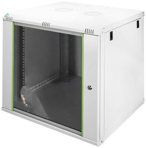 DIGITUS DN-19 12U-6/6-EC - Obudowa ścienna 12U Dynamic Basic, 638,40x600x600 mm, kolor szary (RAL 7035), wraz z tylnymi szynami profilowymi Szafa rack wisząca 19'' Digitus DN-19 12U-6/6-EC (S x W x G) 600 x 638.4 x 600 mm 12 U
