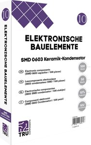 Zestaw kondenstaorów ceramicznych TRU COMPONENTS T1806P019 T1806P019 16 V 500 Teile