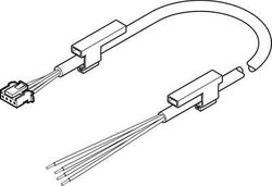 Kabel połączeniowy czujnika/aktuatora FESTO NEBS-L1G4-K-2.5-LE4 572576, piny: 4, 2.50 m, 1 szt.