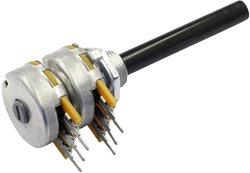 Potencjometr obrotowy  stereo 0.2 W 47 kΩ OMEG  1 szt.