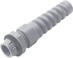 Dławnica kablowa SKINTOP® CLICK BS 12 z ochroną zagięcia M12  poliamid szaro-biały (ral 7035) LAPP 53112932 1 szt.