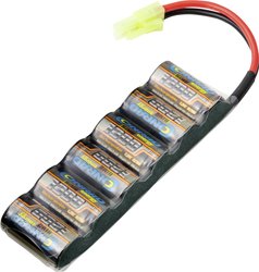 Pakiet akumulatorów (NiMH) 7.2 V 1300 mAh  Conrad energy Side by Side Wtyczka Mini-Tamiya