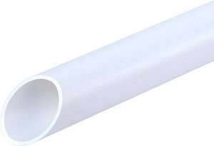 Rura środkowa z tworzywa sztucznego Fraenkische FPKu-EM-F-UV 20 biała stabilizowana promieniami UV Rurka  Fränkische Rohrwerke 22520120  2000 mm  biały 1 szt.