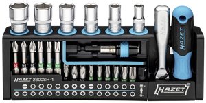 Bity Hazet SmartHolder 2300SH-1 1 zest. płaski, krzyżakowy Phillips, krzyżakowy Pozidriv, wewnętrzny sześciokąt, TORX wewnętrzny, zewnętrzny sześciokąt