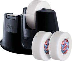 Dozownik taśmy tesa tesafilm® invisible 53832-00000-01 Maksymalna szerokość rolki: 19 mm zaw. 3 rolki filmu 33 x 19 mm 1 zest.