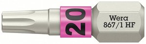 867/1 Bity TORX® HF z funkcją przytrzymywania, TX 20 x 25 mm Bit Torx TX 20 Wera 867/1 05066142001  1 szt.