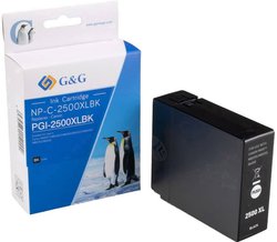 G&G Tusz Zamiennik Canon PGI-2500BK XL Czarny  atrament G&G NP-C-2500XLBK 1C2500B, 1 szt.