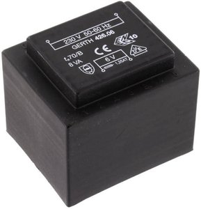 Transformator do PCB, EI 42/20  Gerth PTF422402 230 V N/A N/A 8 VA