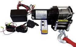 Wciągarka linowa 12 V 2700 kg lina stalowa Wciągarka linowa Berger & Schröter 31779