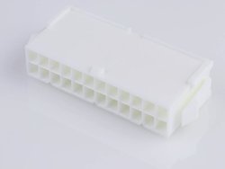 Obudowa złącza pin żeńskiego na kabel Molex MOL Power & Signal Sol. 39012246, piny: 24, 13 A, 1 szt.