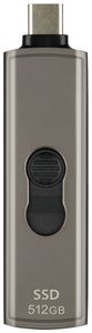 Dysk zewnętrzny SSD Transcend ESD330C TS512GESD330C 512 GB USB-C® 10Gbps szaro-brązowy