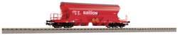 Wagon towarowy zamknięty Piko H0 54637 H0 Tanoos Railion logistyczny średni wagon samowyładowczy DB AG