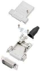 Zestaw listew męskich D-Sub encitech DTSL15-SJSRG-T-DBP-W-K 6355-8086-02, rzędy: 2, styki: 15, 180 °, 1 szt.