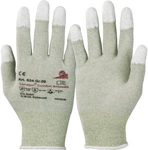 KCL Camapur Comfort Antistatik 624-10 Poliamid Rękawice robocze Rozmiar rękawic: 10, XL EN 16350:2014-07   CAT II 1 par(a)