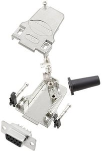 Zestaw listew żeńskich D-Sub TRU COMPONENTS TCD45ZF09DBSK 7708796, rzędy: 2, styki: 9, 45 °, 1 szt.