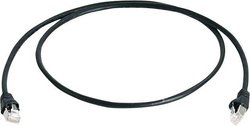 Kabel LAN Telegärtner L00006A0056, 1 szt., RJ45, CAT 6a, S/FTP, 50.00 m, czarny